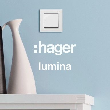 Hager Lumina Intense switch socket switch