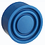 ZB2BP6 Operator Head Booted Silicone Blue