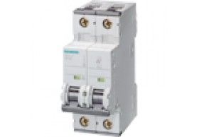 5SY6240-7 Siemens Disjoncteur modulaire 400V 6kA, 2 ples, C, 40A, P=70mm