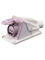 GW62538 Protected 10 Angled Surface-Mounting Socket 2P 16A