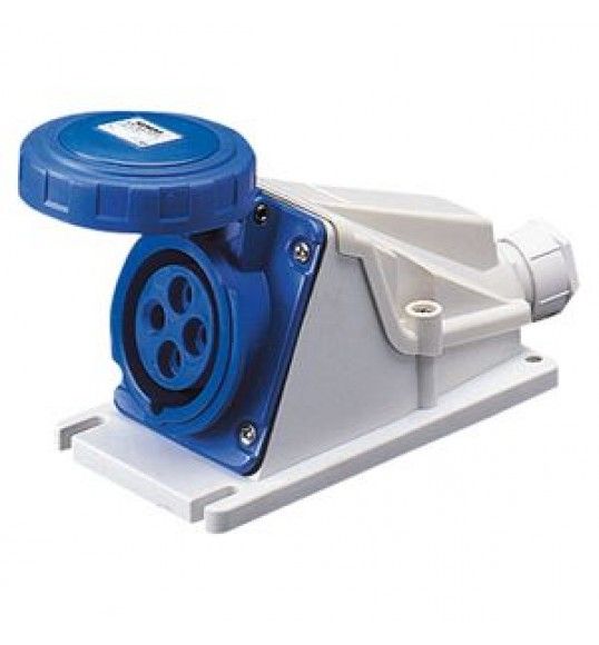 GW62557 Tomada S. est. 90G- 32A-3PT -380-440V IP67