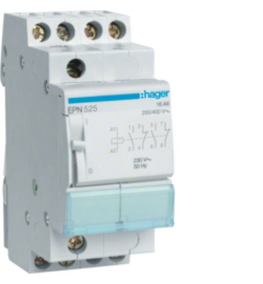 EPN525 Hager Telerruptor 230V, 16A, 2NA+2NC
