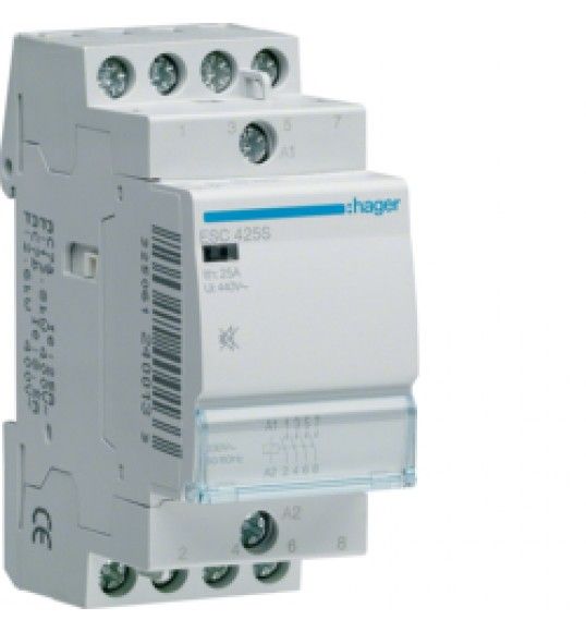 ESC425S Contactor 25A 4NO 230V 2M
