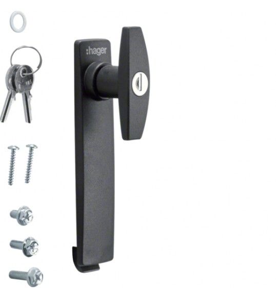 FZ527 Hager Bouton verrou cl 455 IP5-6
