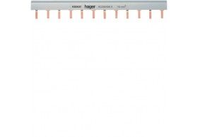KB263C Insulated busbar 2P prong 10mm 24M