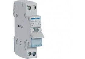 SFT125 1-pole, 25A Centre Off Modular Changeover Switch with