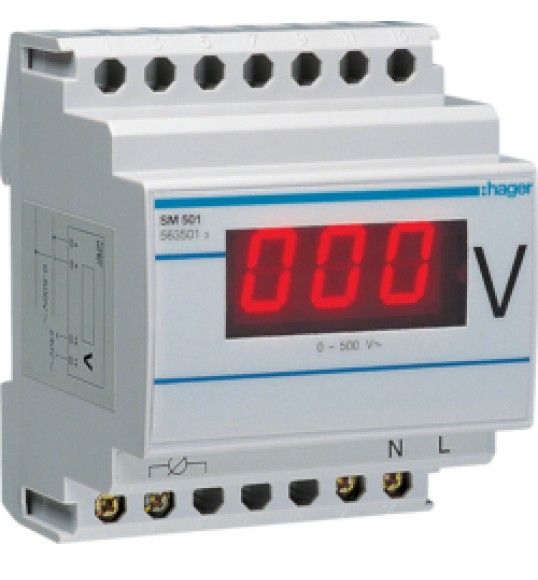 SM501 Digital Voltmeter 0-500V