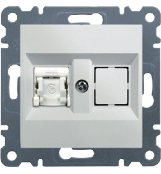 WL2150 lumina 2 RJ45 Cat.6 UTP simples, branco