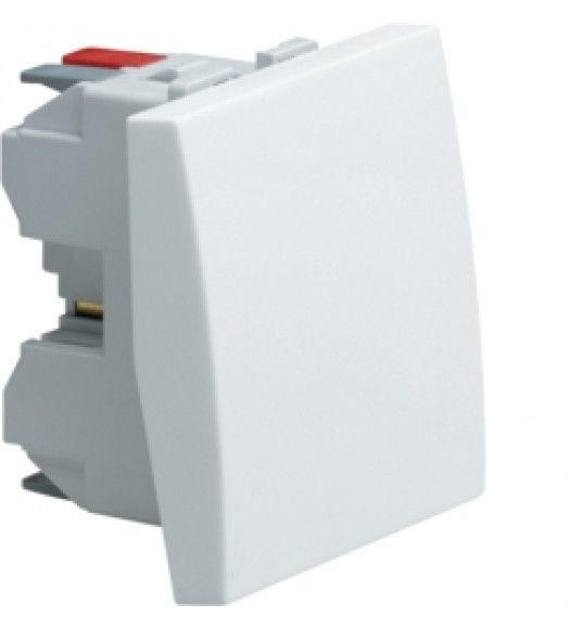 WS020 systo 2M push button NO 10A, white