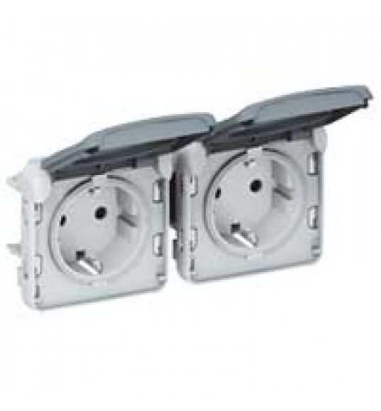 069576 Legrand PL-COMP E/S 2X2P+T AUT HOR GR