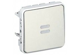 069632 Legrand Poussoir-Bascule Lum. O/1L Bc