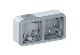 069672 PL-COMP SUP CAJA 2ELE HOR GRIS