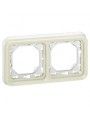 069694 Plexo Classic Feuchtraum Abdeckrahmen 2-fach waagerecht Feuchtraum Aufputz wei? 069694 Plexo Classic Feuchtraum Abdeckrahmen 2-fach waagerecht Feuchtraum Aufputz wei?