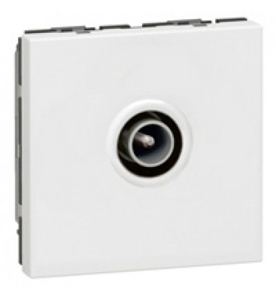 078782 Mosaic TV-Dose 9,52mm 2-modulig Farbe: Ultrawei?