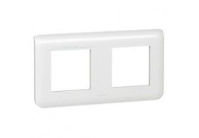 078804 Mosaic Double frame horiz. White