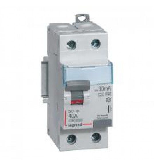 411591 Legrand Interruptor diferencial 2P 40A HPI 30MA