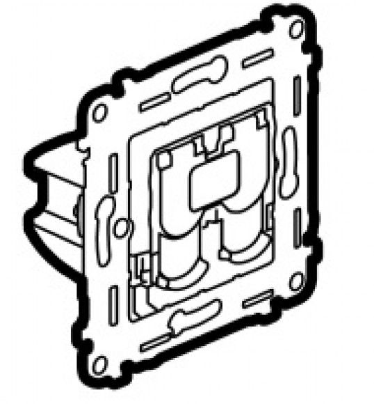 753043 Valena Life 2xRJ45 socket CAT6 UTP