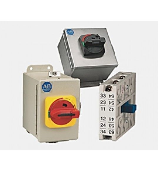 194E-E100-1753 Allen Bradley Interruptor-Seccionador, para montaje empotrado, 100A; Interruptor I-O,