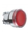 ZB4BW34 Schneider PB head ILL Flush Red BA9