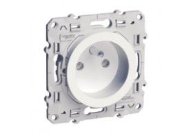 S520039 Odace socket 2P+E white