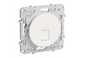 S520471 Odace RJ45 white, Cat. 5
