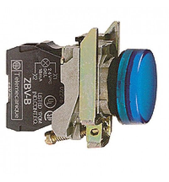XB4BVM6 Schneider Lampada spia blu led 230V