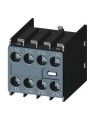 3RH2911-1HA31 Siemens Contact auxiliaire 3NO+1NF circuits: 1NF, 1NO, 1NO pour contacteurs auxiliai.