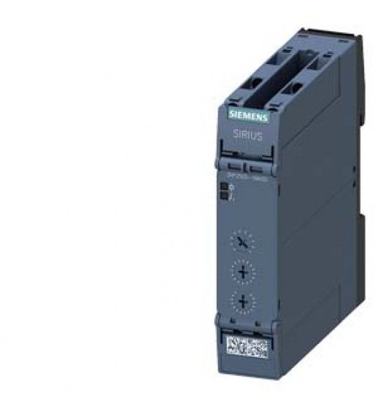 3RP2505-1BW30 Siemens Zeitrelais, 2W, 27 Funktionen, 7 Zeitbereiche (0,05s-100h)