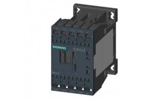 3RT2016-2AF02 Siemens Contactor, AC-3e, 9 A/4 kW/400 V, 3 polos, 110 V AC, 50/60 Hz, 1 NC, bornes d.