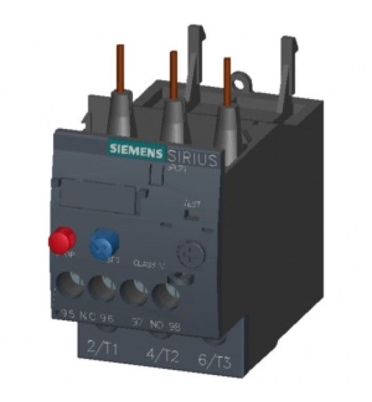 3RU2126-1HB0 Siemens Relais de surcharge 5,5-8,0A protection moteur S0, Class 10, montage sur cont..