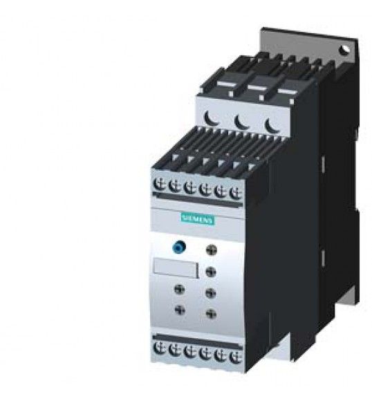 3RW4024-1BB15 Siemens Dmarreur progressif S0, 12,5A, 7,5kW/500V, 40 degrs, 400-600VCA, 110-230VCA/