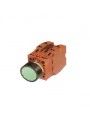 3SB1203-0AC01 KOMPLETTGERAET, 22MM FUER 1 SCHALTGLIED DRUCKTASTER FLACH, ROT, 1OE MIT FORMSTOFF-FRON