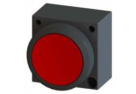 3SB3000-0AA21 DRUCKTASTER, 22MM, RUND, KUNSTSTOFF, ROT, DRUCKKNOPF, FLACH, MIT HALTER !!! Auslaufpro