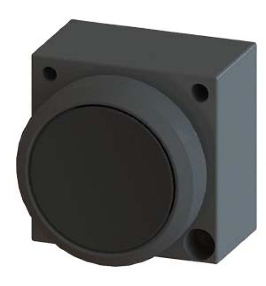 3SB3000-0AA11 DRUCKTASTER, 22MM, RUND, KUNSTSTOFF, SCHWARZ, DRUCKKNOPF, FLACH, MIT HALTER !!! Auslau