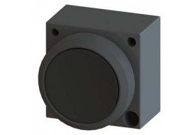 3SB3000-0AA11 DRUCKTASTER, 22MM, RUND, KUNSTSTOFF, SCHWARZ, DRUCKKNOPF, FLACH, MIT HALTER !!! Auslau