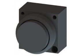 3SB3000-0BA11 DRUCKTASTER, 22MM, RUND, KUNSTSTOFF, SCHWARZ, DRUCKKNOPF, HOCH, MIT HALTER !!! Auslauf