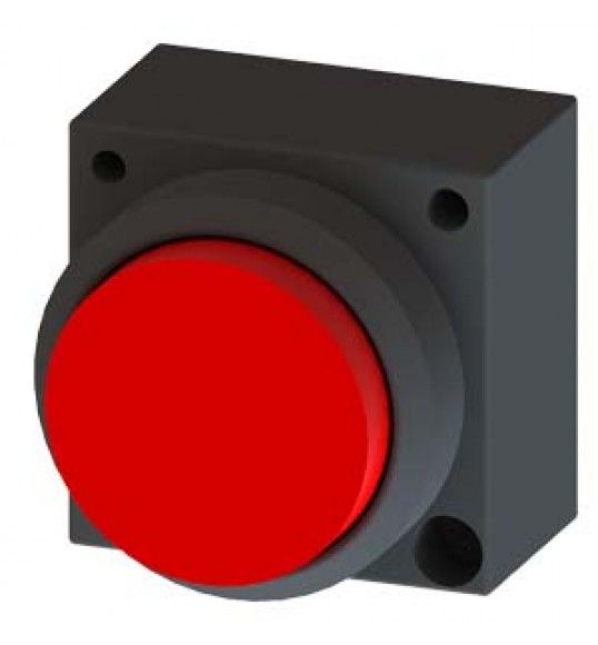 3SB3000-0BA21 DRUCKTASTER, 22MM, RUND, KUNSTSTOFF, ROT, DRUCKKNOPF, HOCH, MIT HALTER !!! Auslaufprod