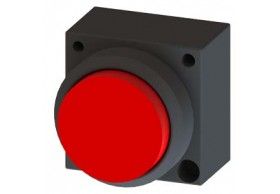 3SB3000-0BA21 DRUCKTASTER, 22MM, RUND, KUNSTSTOFF, ROT, DRUCKKNOPF, HOCH, MIT HALTER !!! Auslaufprod