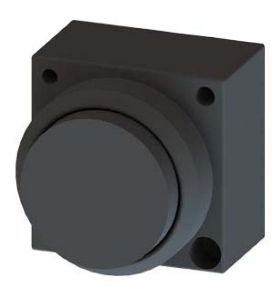3SB3000-0BA11 DRUCKTASTER, 22MM, RUND, KUNSTSTOFF, SCHWARZ, DRUCKKNOPF, HOCH, MIT HALTER !!! Auslauf