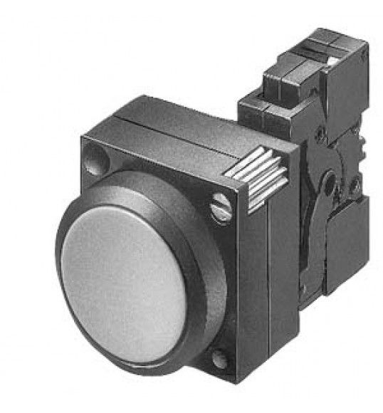 3SB3202-0AA41 DRUCKTASTER, 22MM, RUND, KUNSTSTOFF, GRUEN, DRUCKKNOPF, FLACH, MIT HALTER, 1S, SCHRAUB
