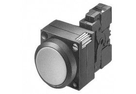 3SB3202-0AA41 DRUCKTASTER, 22MM, RUND, KUNSTSTOFF, GRUEN, DRUCKKNOPF, FLACH, MIT HALTER, 1S, SCHRAUB
