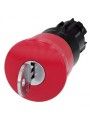 3SU1000-1HG20-0AA0 Siemens Bouton-poussoir coup de poing d'arrt d'urgence, 22mm, rond, pl