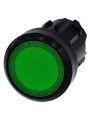 3SU1001-0AB40-0AA0 Siemens Pulsante, illuminato, 22mm, rotondo, in plastica, colore verde, bottone