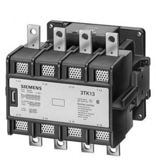 3TK1042-0AP0 Siemens Contattore AC-1, a 4 poli, 200A, contatti principali 4NO, contatti ausiliari..