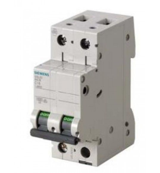 5SJ3225-7 Siemens Disjuntor 2P, 25A, C, 4,5kA