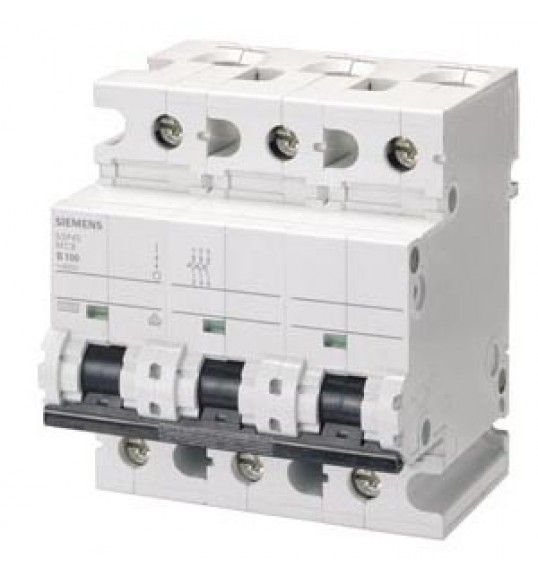 5SP4391-7 Siemens Disjoncteur modulaire 400V 10kA, 3 ples, C, 100A, P=70mm