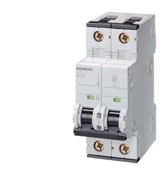 5SY4240-7 Siemens Disjoncteur modulaire 400V 10kA, 2 ples, C, 40A, P=70mm