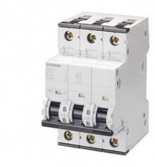 5SY4350-7 Siemens Disjoncteur modulaire 400V 10kA, 3 ples, C, 50A, P=70mm