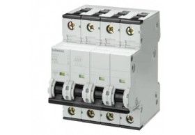 5SY4480-7 Siemens Disjoncteur modulaire 400V 10kA, 4 ples, C, 80A, P=70mm