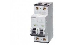 5SY5206-7 Siemens Interruttore magnetotermico corrente universale DC 440V AC 400V 10kA, a 2 ...